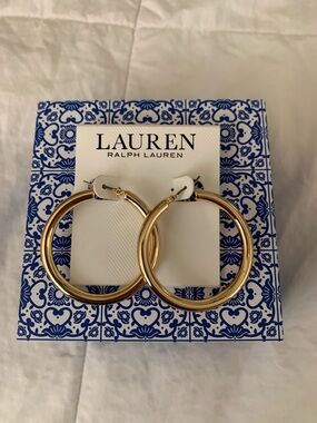 Lauren Ralph Lauren Gold Hoops